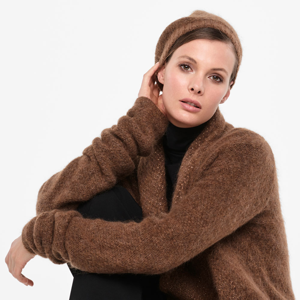 Sarah Pacini BONNET - FIL BRILLANT De face