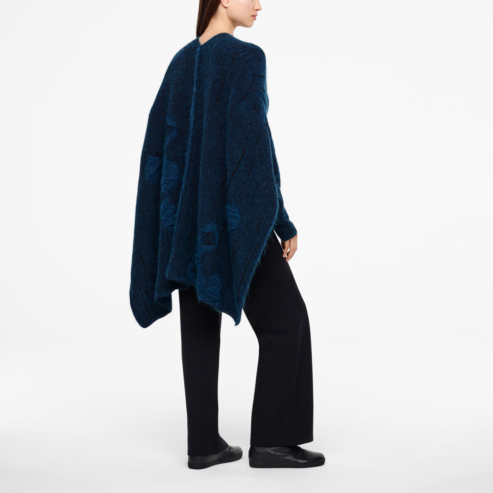 Sarah Pacini CAPE LONGUE - JACQUARD Derrière
