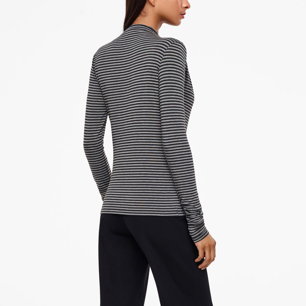 Sarah Pacini TOP RAYÉ - EFFET PLISSÉ Derrière