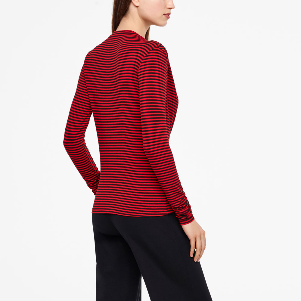 Sarah Pacini TOP - GERAFFTE DETAILS Rück