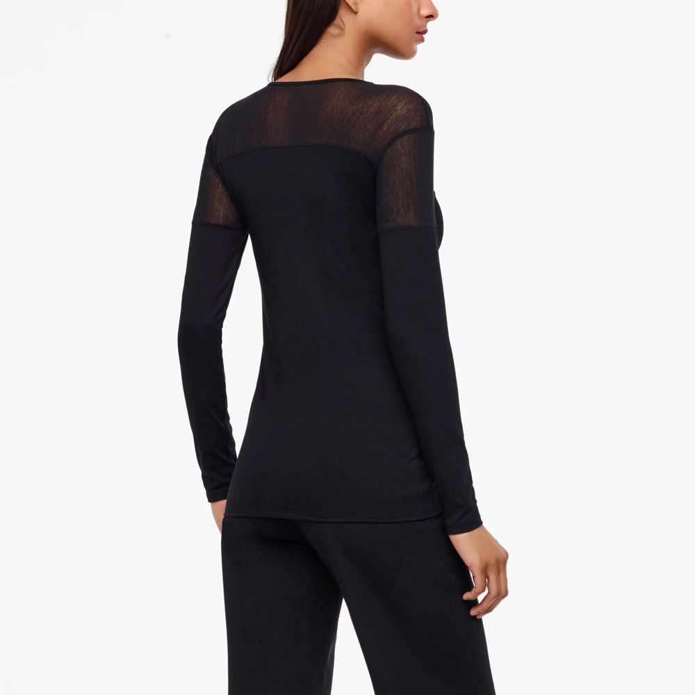 Sarah Pacini TOP - DÉTAILS EN MÈCHE Derrière