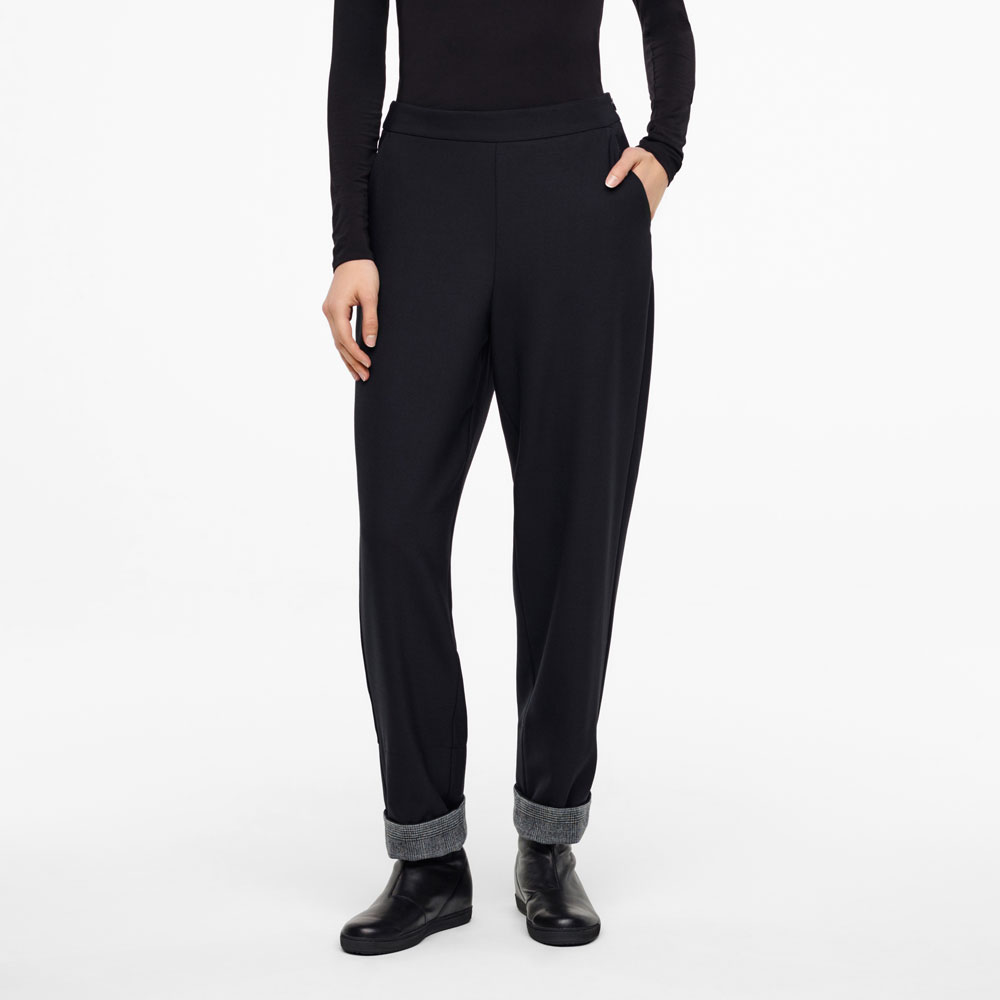 Sarah Pacini PANTALON - DÉTAILS PRINCE DE GALLES De face