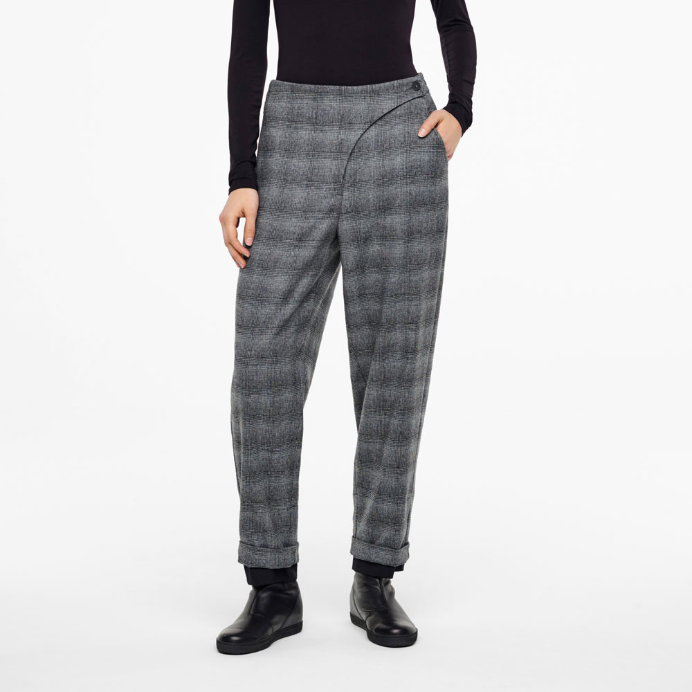 Sarah Pacini PANTALON - PRINCE DE GALLES De face