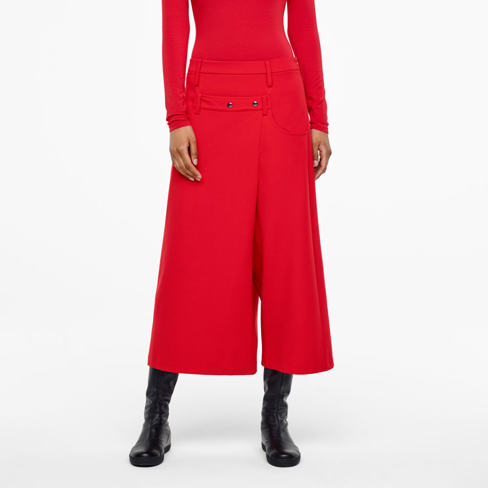 Sarah Pacini JERSEY PANTS -CROPPED STYLE Front