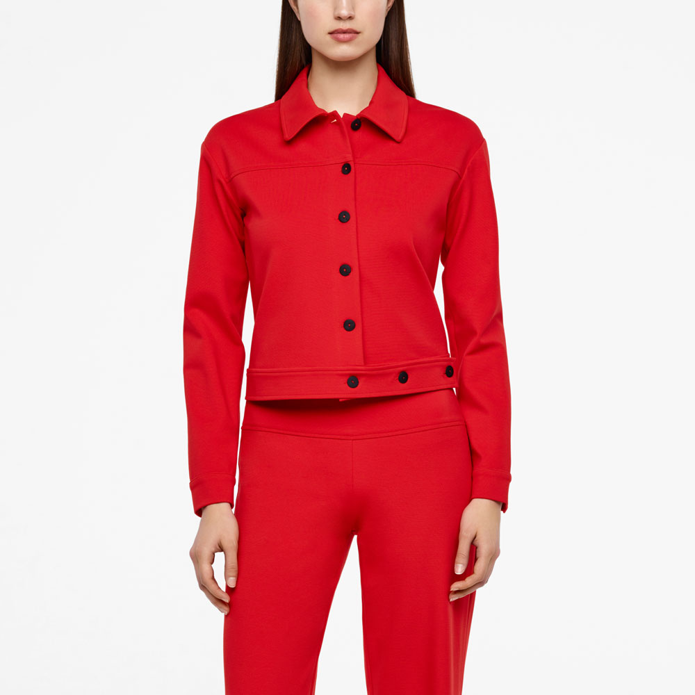 Sarah Pacini JERSEY-JACKE Vorne