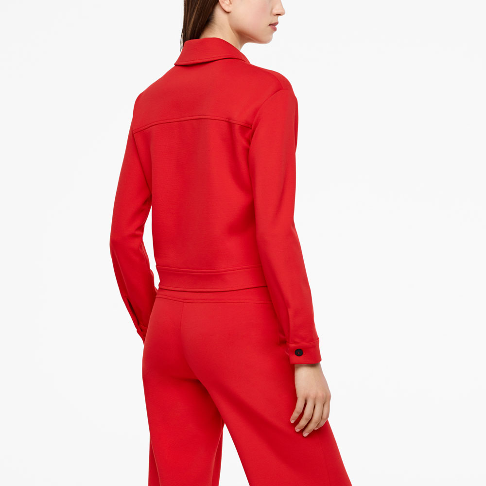 Sarah Pacini JERSEY-JACKE Rück