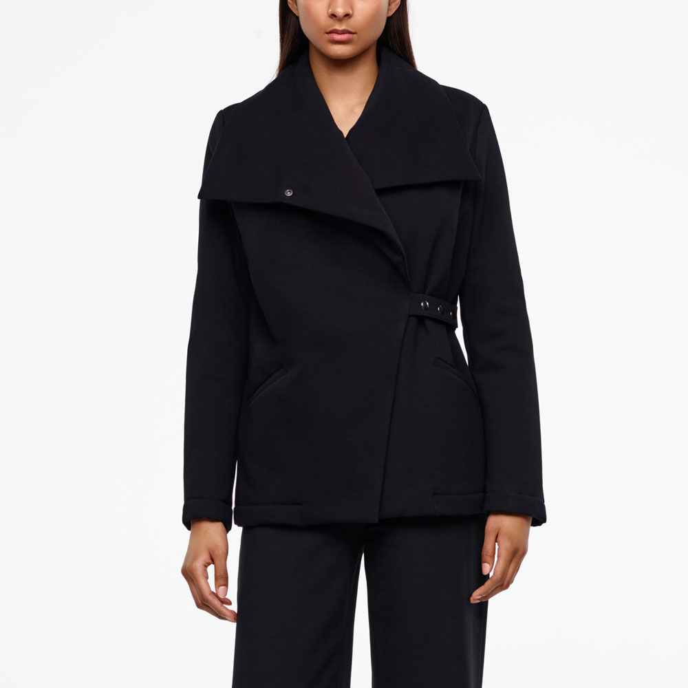 Sarah Pacini MANTEAU 3/4 - JERSEY De face
