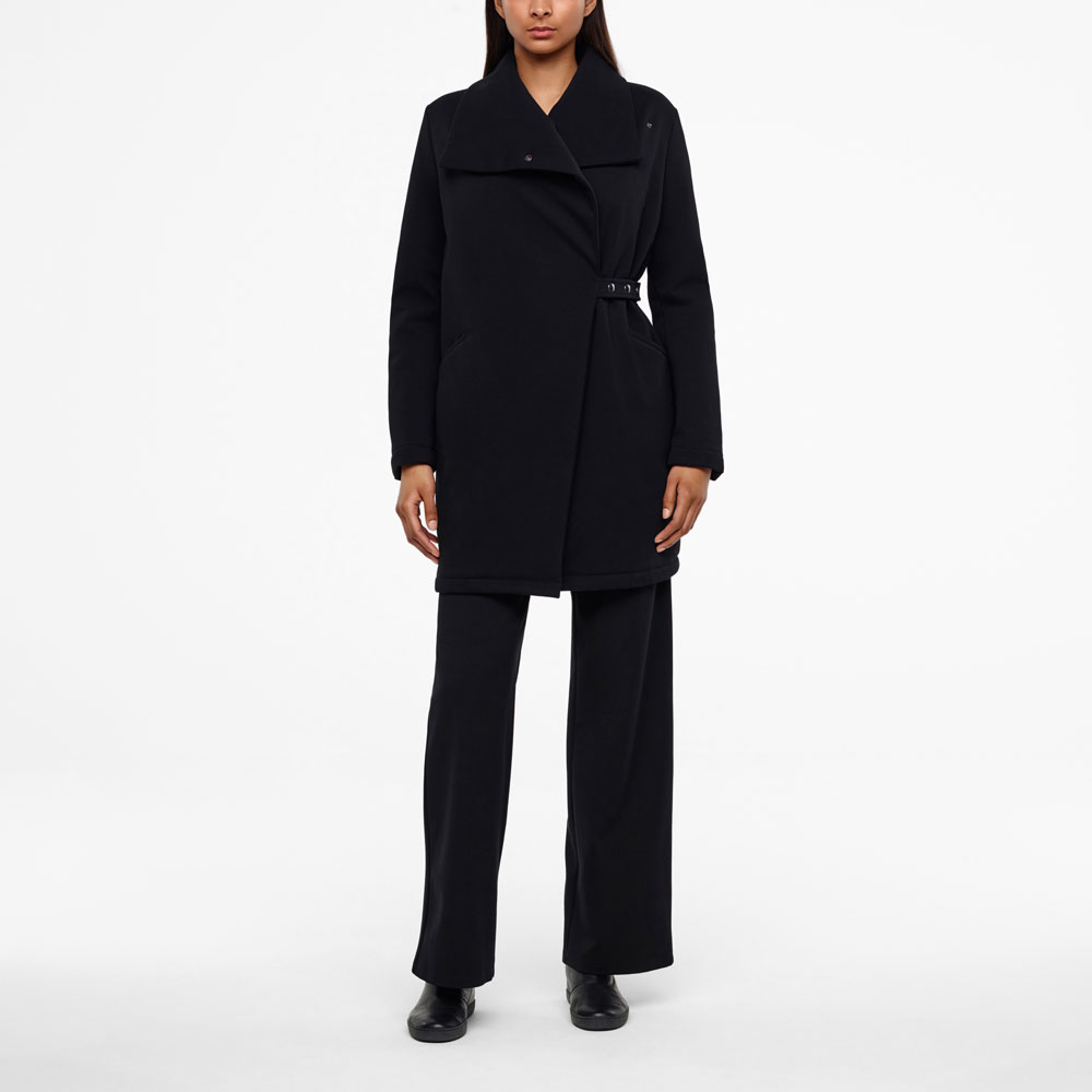 Sarah Pacini MANTEAU LONG - JERSEY De face