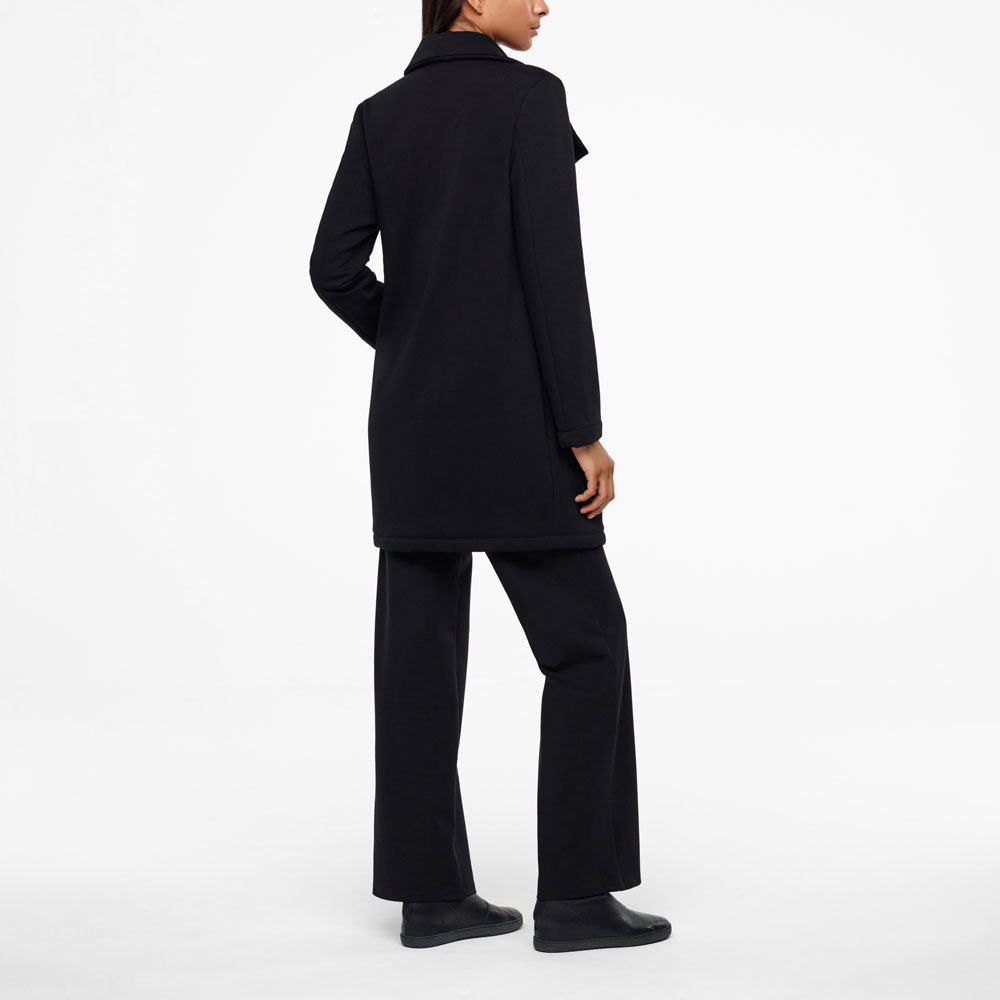 Sarah Pacini MANTEAU LONG - JERSEY Derrière
