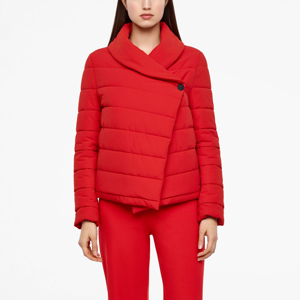Sarah Pacini MANTEAU COURT MATELASSÉ De face