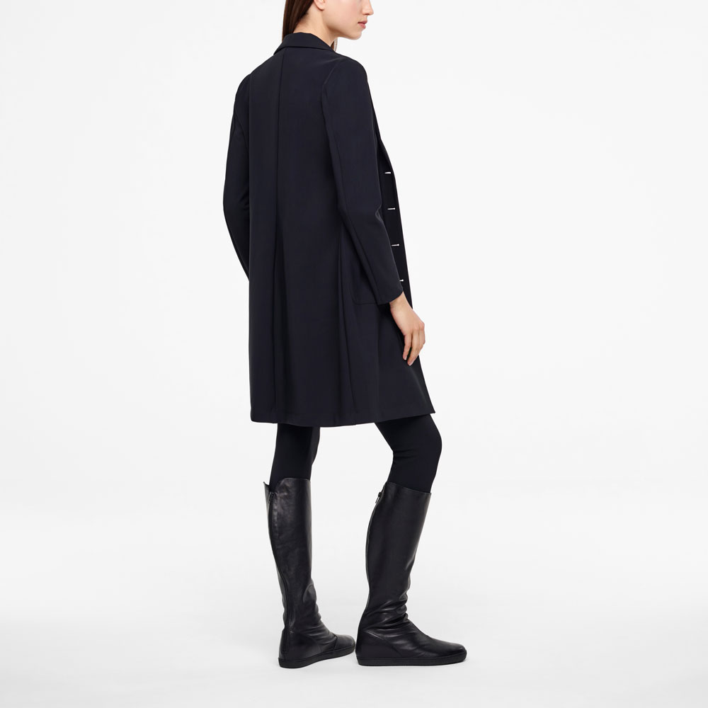 Sarah Pacini VESTE LONGUE - POCHES PLAQUÉES Derrière