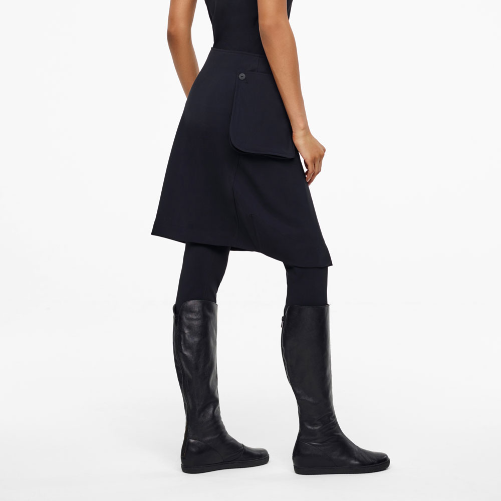 Sarah Pacini JUPE PORTEFEUILLE Derrière