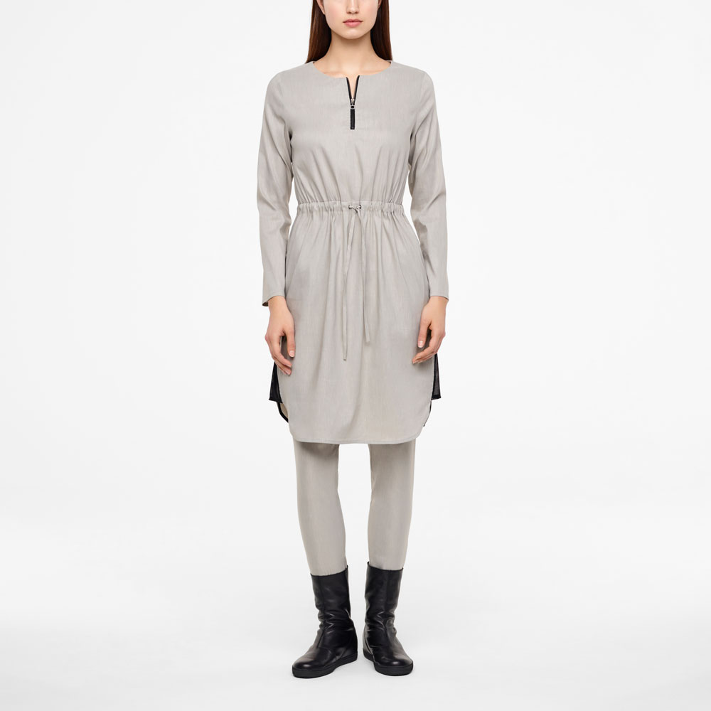 Sarah Pacini ROBE - LIN STRETCH De face
