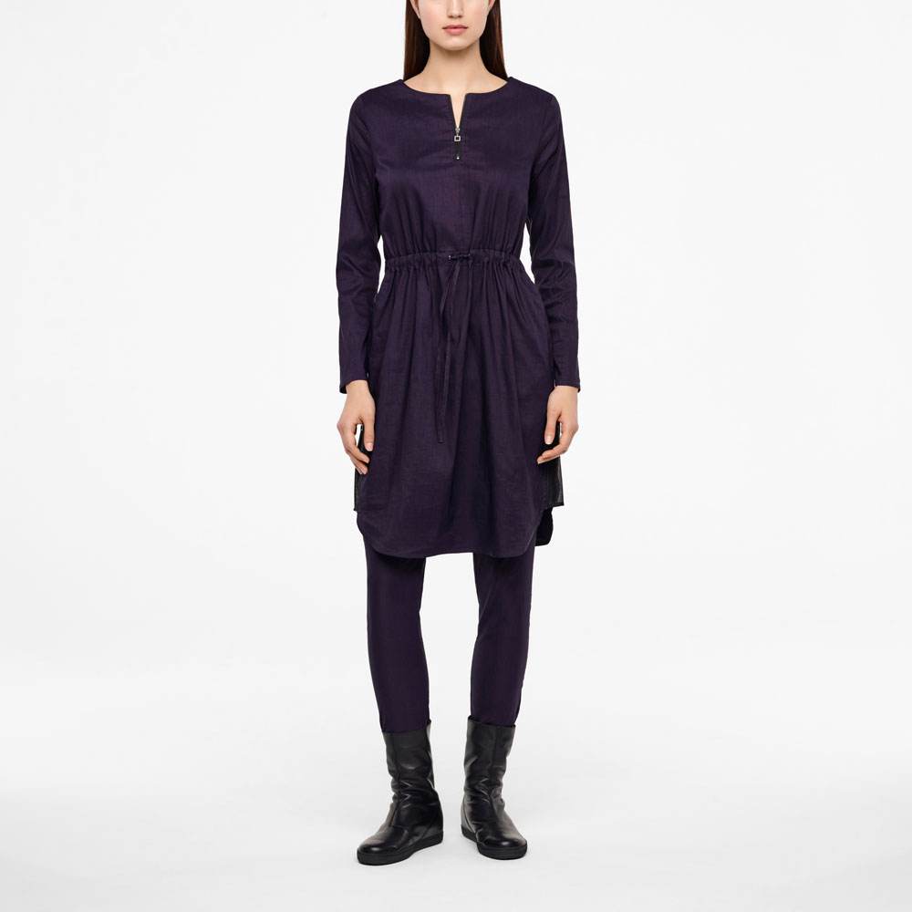 Sarah Pacini ROBE - LIN STRETCH De face