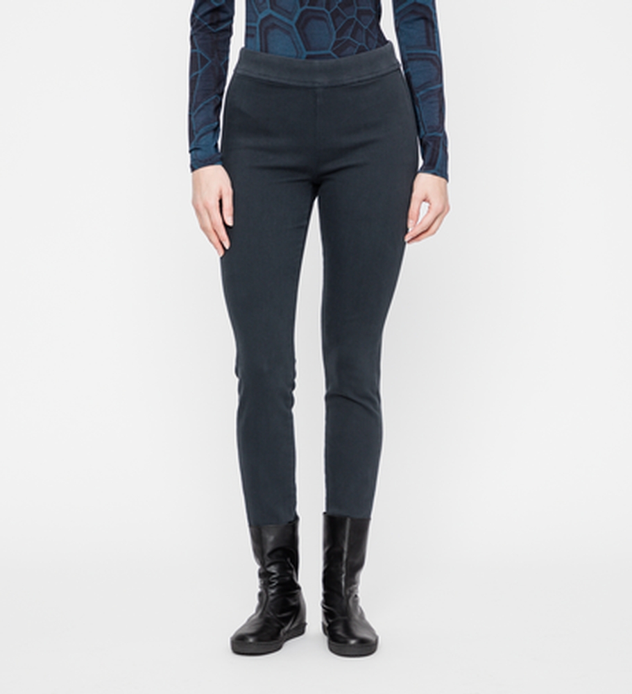 Sarah Pacini STRETCH COTTON TWILL LEGGINGS Front