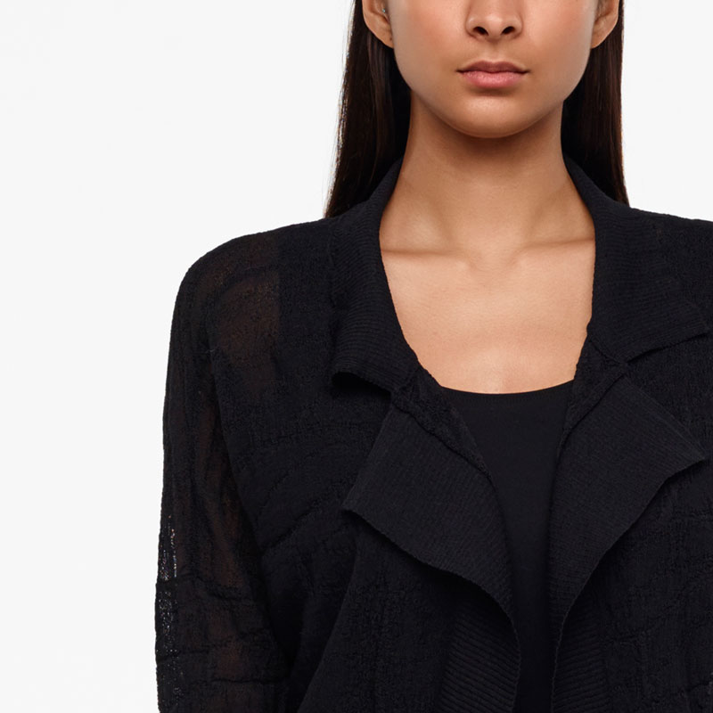 Sarah Pacini KORTE CARDIGAN Voorzijde