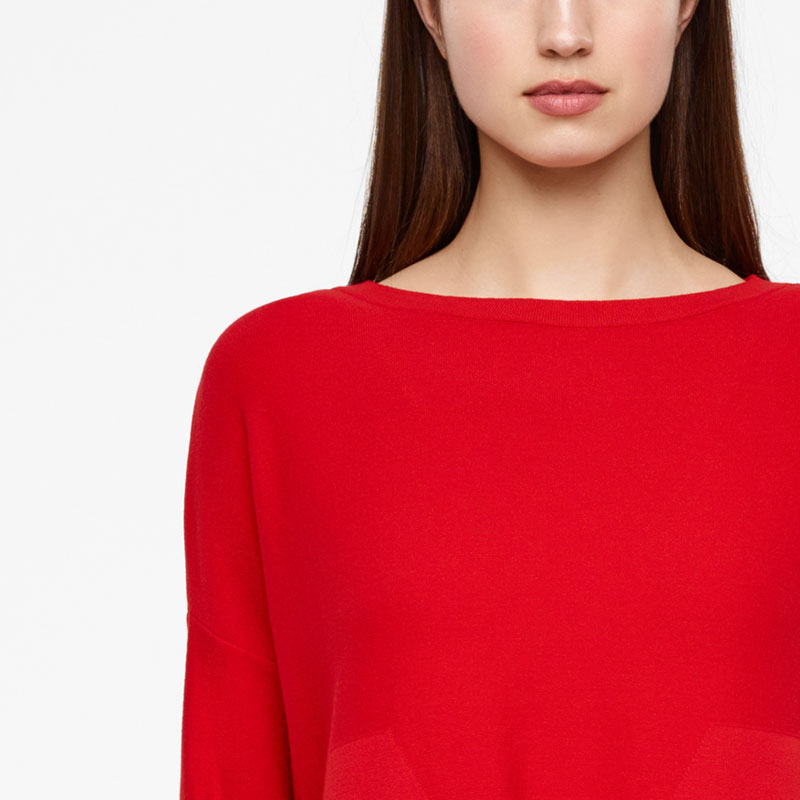 Sarah Pacini PULL LONG - POCHES ZIPS De face
