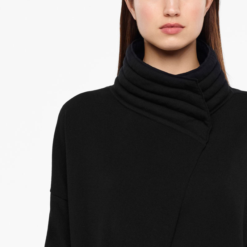 Sarah Pacini CARDIGAN LONG - COL MATELASSÉ De face