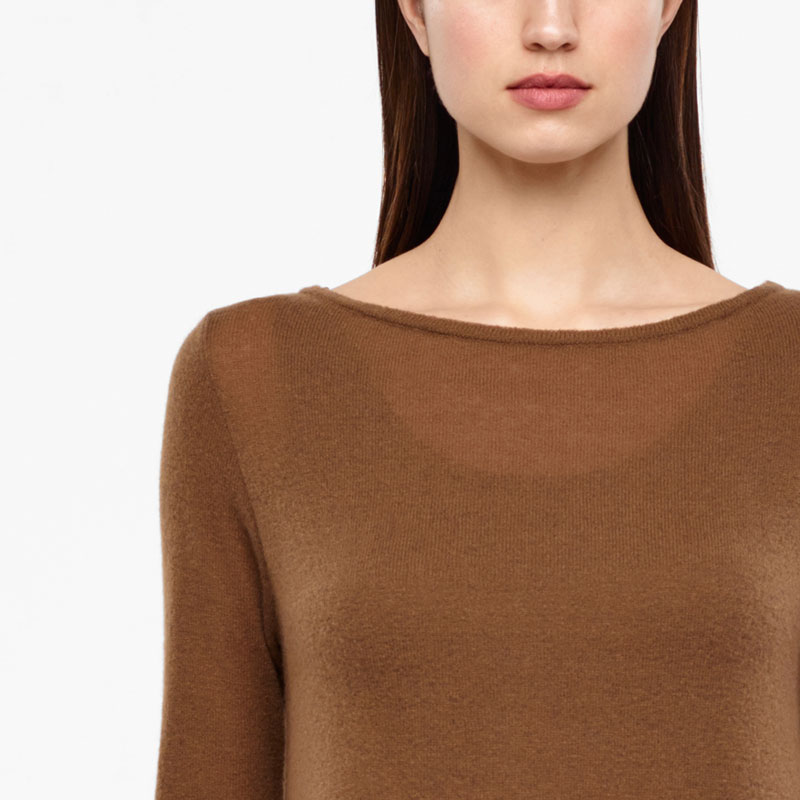Sarah Pacini LANGER SWEATER IN A-LINIE Vorne