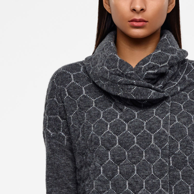 Sarah Pacini CARDIGAN - NID D'ABEILLES De face