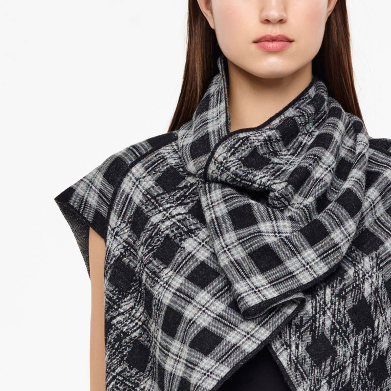 Sarah Pacini CARDIGAN - MOTIF TARTAN De face