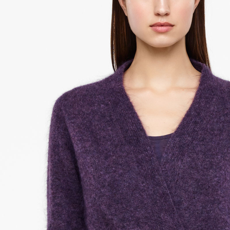 Sarah Pacini CARDIGAN COURT - MOHAIR De face