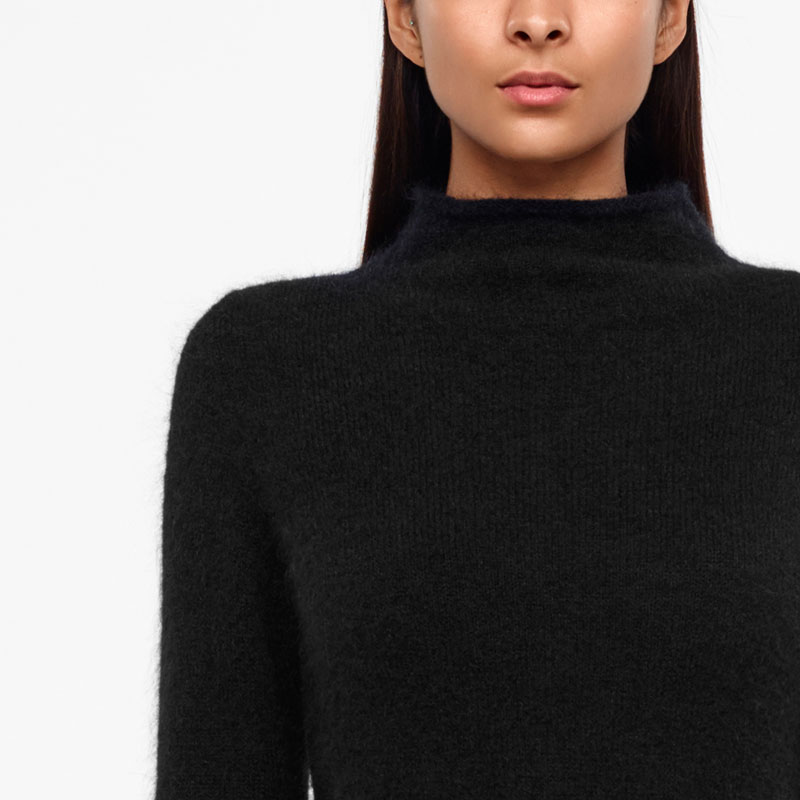Sarah Pacini PULL AJUSTÉ - MOHAIR De face