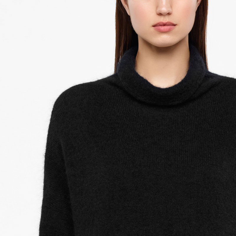 Sarah Pacini MOHAIR-MERINO-SWEATER - LANGE ÄRMEL Vorne