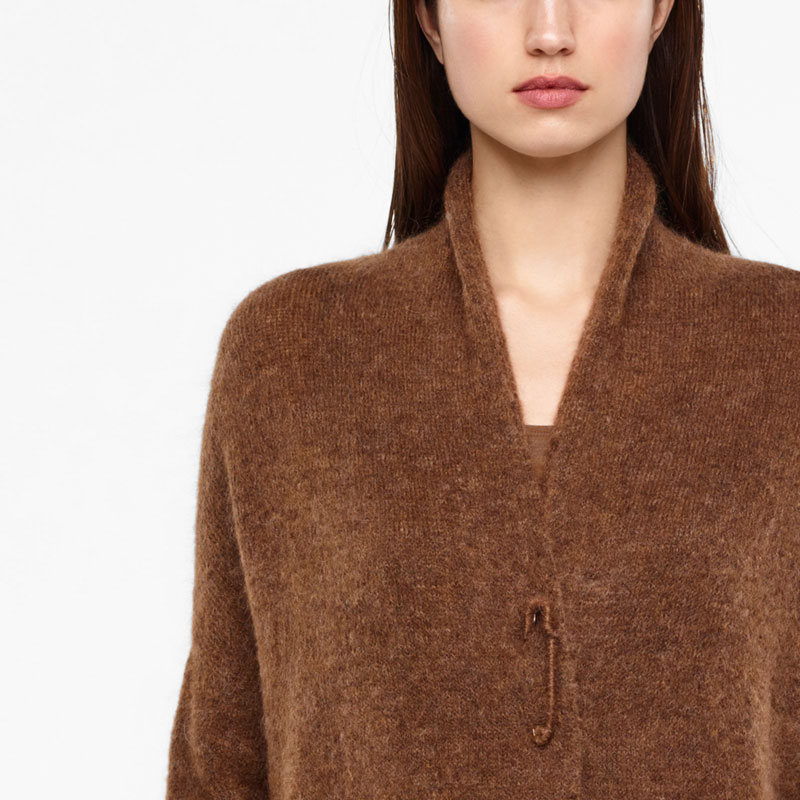 Sarah Pacini CARDIGAN LONG - MOHAIR De face