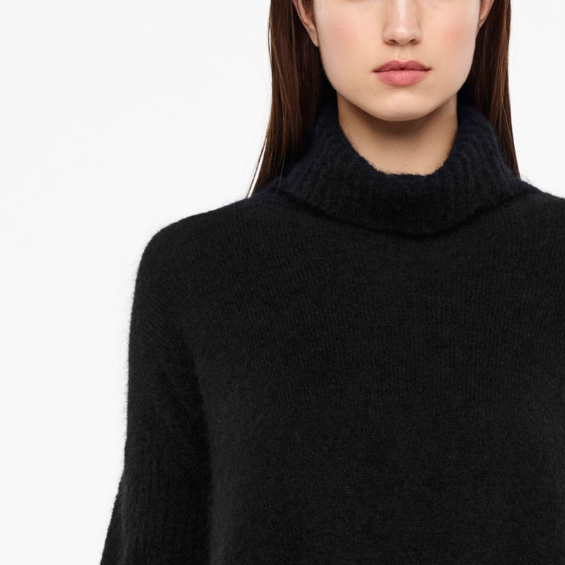 Sarah Pacini PONCHO - MOHAIR De face