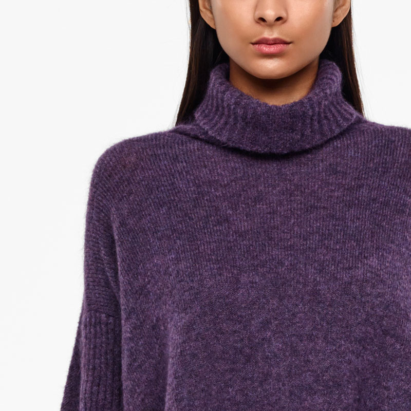 Sarah Pacini PONCHO - MOHAIR De face