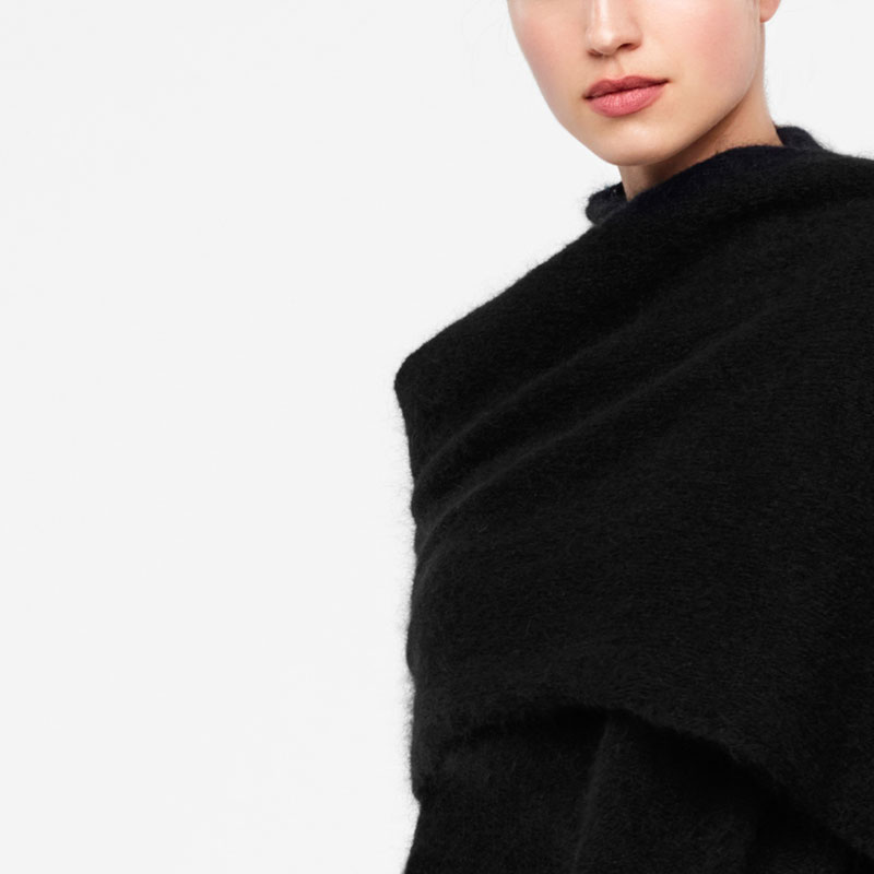 Sarah Pacini ÉCHARPE STYLE CHÂLE - MOHAIR De face