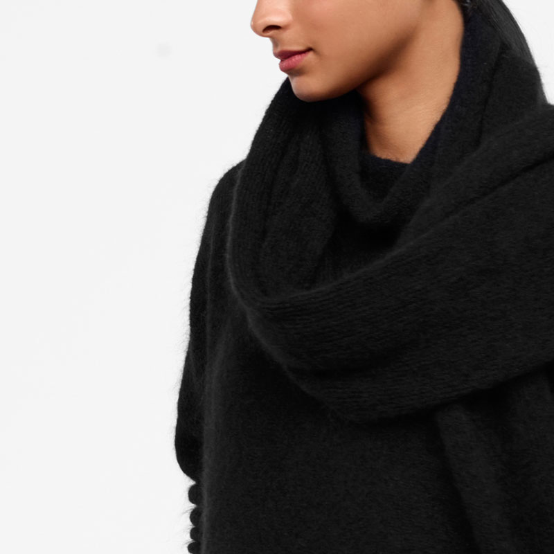 Sarah Pacini ÉCHARPE MOHAIR De face