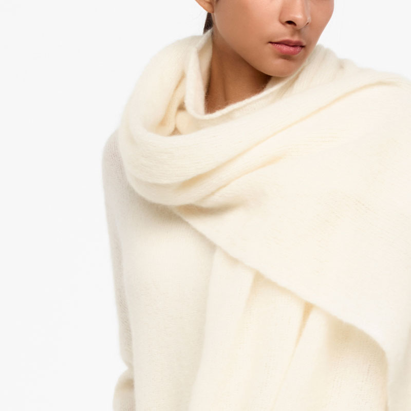Sarah Pacini ÉCHARPE MOHAIR De face