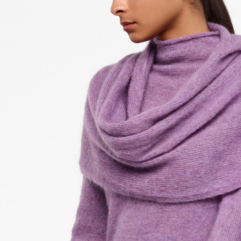 Sarah Pacini ÉCHARPE MOHAIR De face