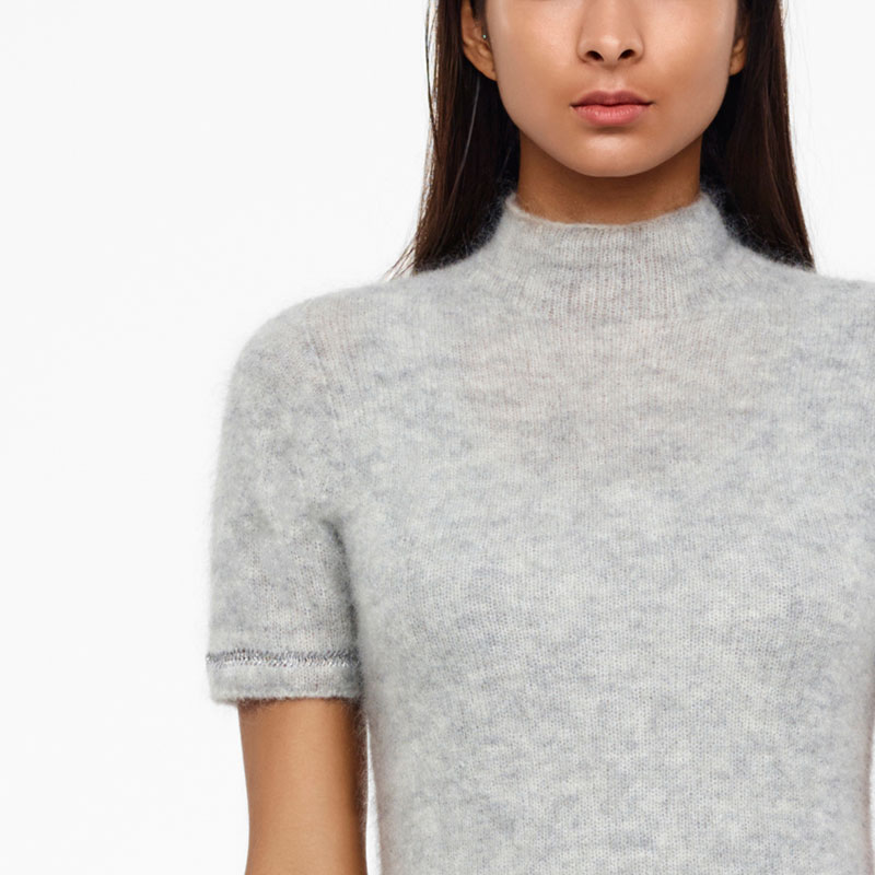 Sarah Pacini MOHAIR-MERINO TRUI - SCHITTEREND BREIWERK Voorzijde
