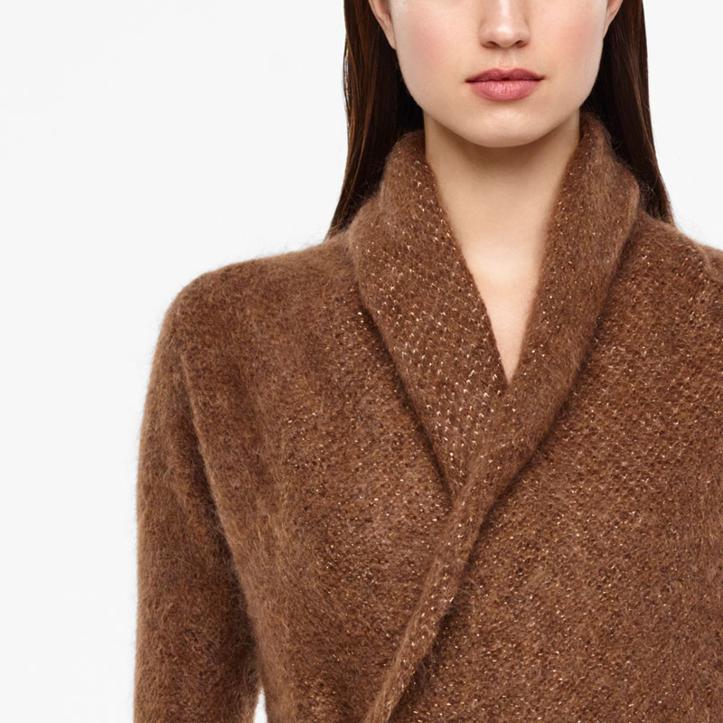 Sarah Pacini CARDIGAN - FIL BRILLANT De face