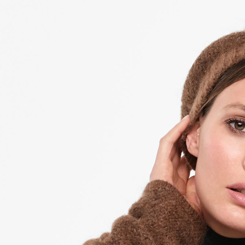 Sarah Pacini BONNET - FIL BRILLANT De face