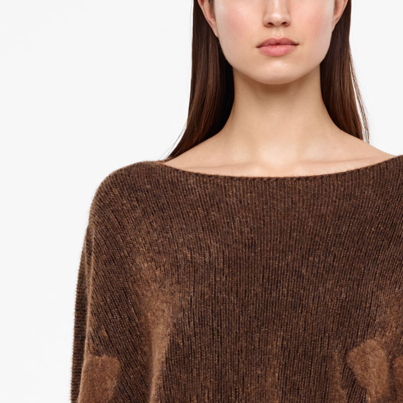 Sarah Pacini PONCHO - JACQUARD De face