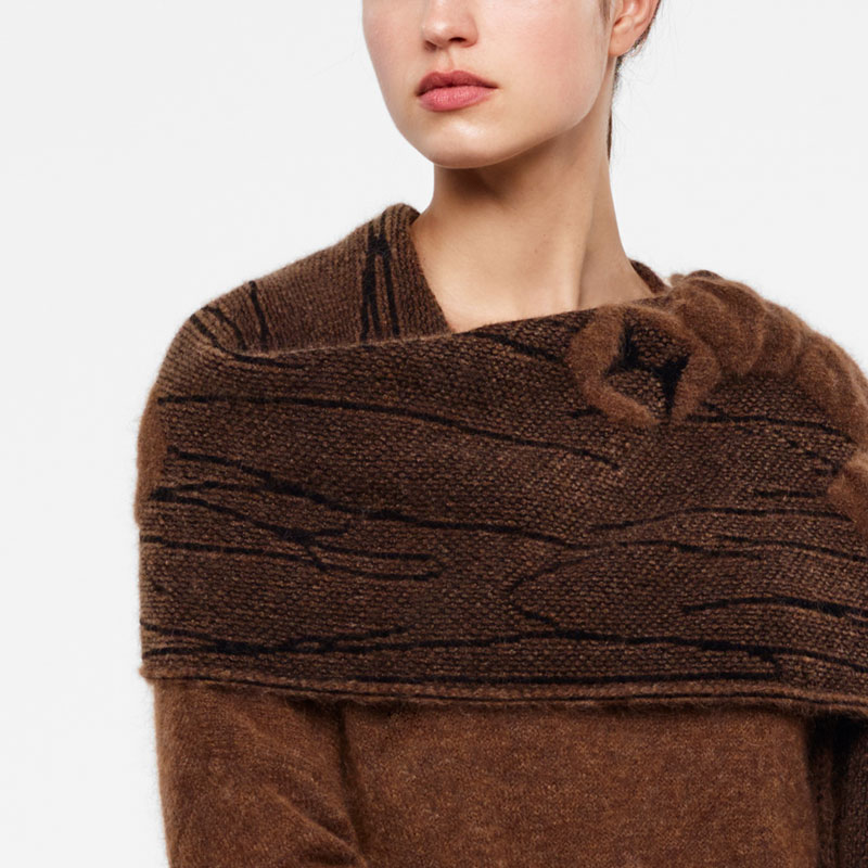 Sarah Pacini ÉCHARPE - JACQUARD De face
