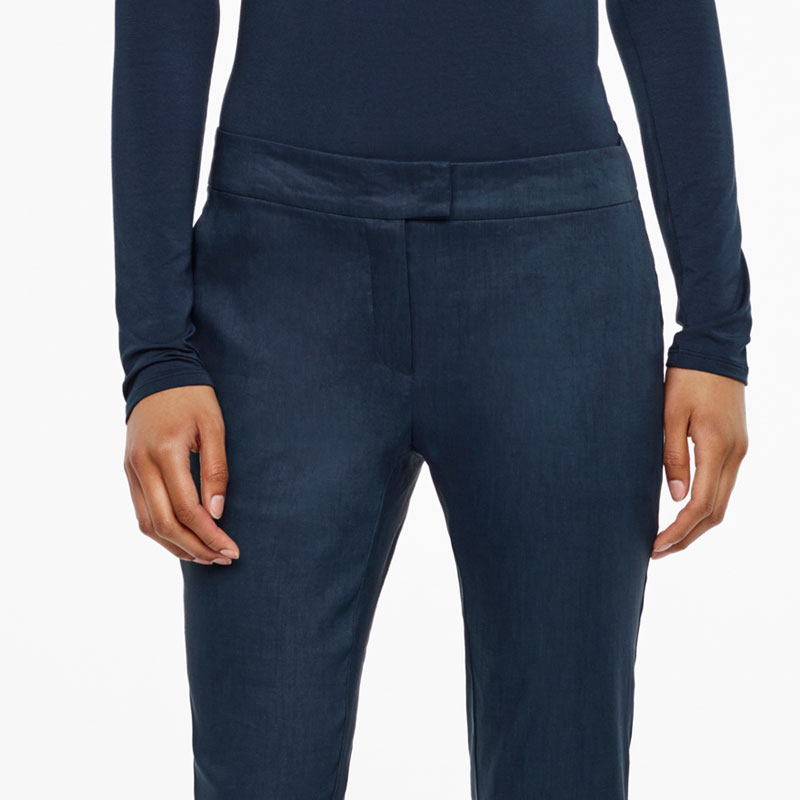 Sarah Pacini PANTALON LIN STRETCH - SYLVIE De face