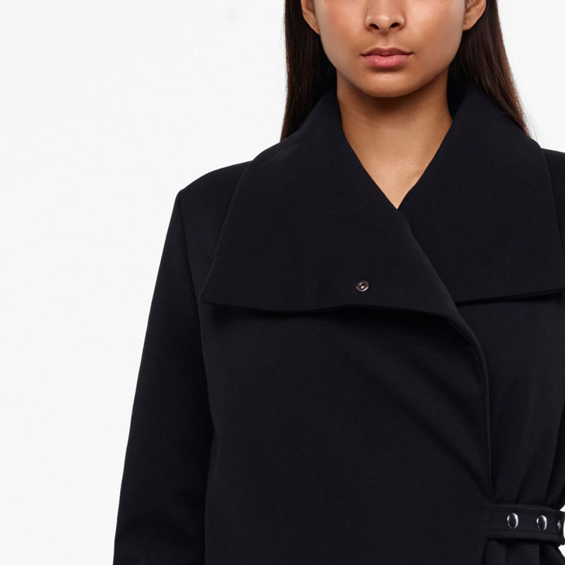 Sarah Pacini MANTEAU LONG - JERSEY De face