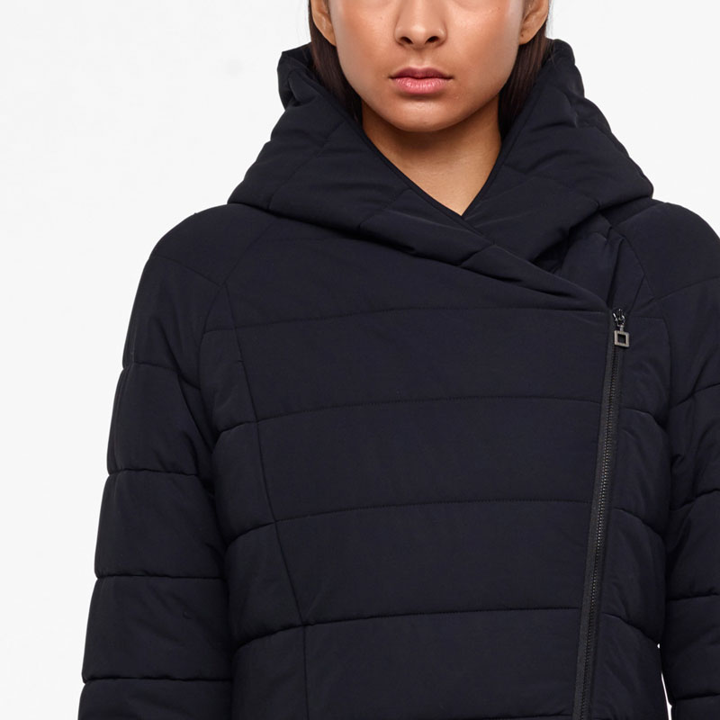Sarah Pacini MANTEAU LONG MATELASSÉ De face