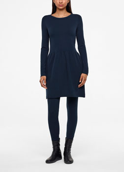 Sarah Pacini KNIELANGES KLEID Vorne