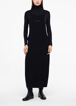 Sarah Pacini MAXI DRESS - BUTTONED STRAPS Front