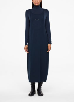 Sarah Pacini MAXI-JURK - RIEMPJES MET KNOPEN Voorzijde