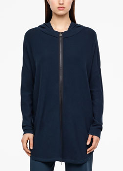 Sarah Pacini LONG URBAN CARDIGAN Front