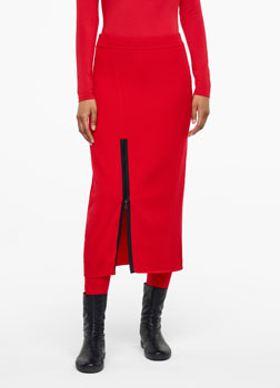 Sarah Pacini MAXI SKIRT - ADJUSTABLE SLIT Front
