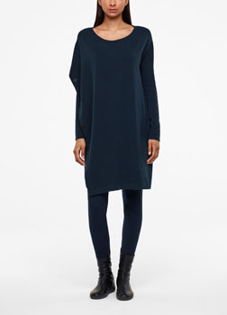 Sarah Pacini ROBE AU GENOU - BOUTONS De face