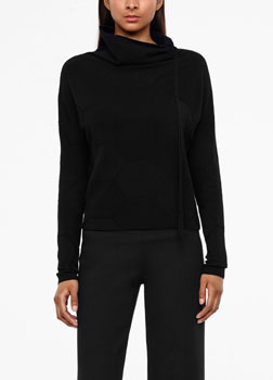 Sarah Pacini TRUI MET TREKKOORDJES Voorzijde